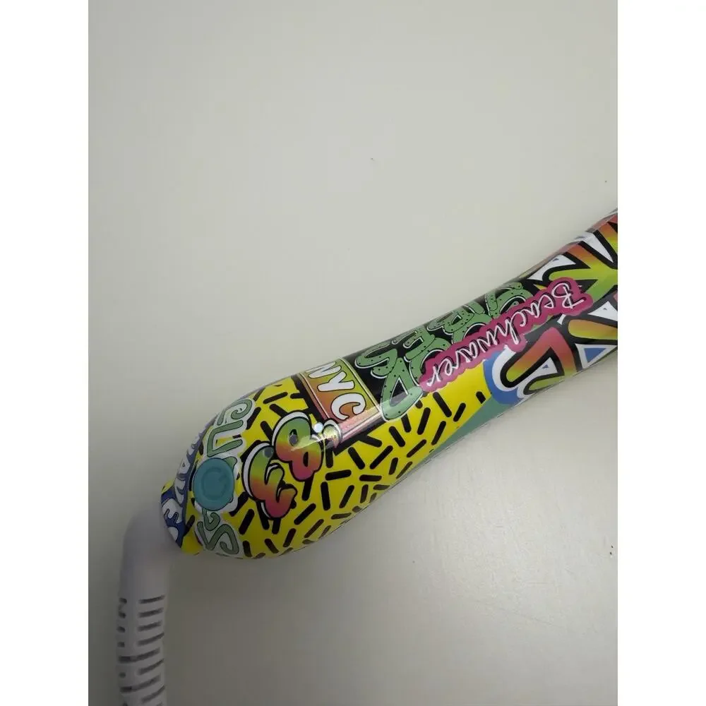 Beachwaver B1 Series Rotating Curling Iron NYC Graffiti Good Vibes B1 BW164
